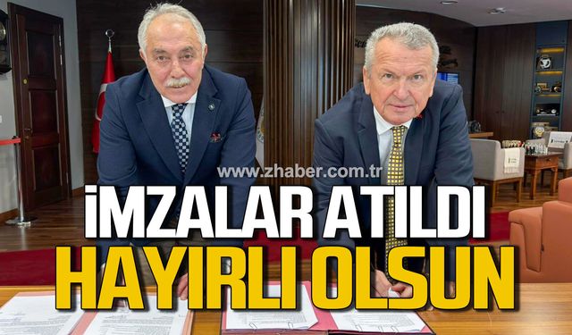 Çaycuma Belediyesi ile Belediye-İş Sendikası arasında toplu iş sözleşmesi imzalandı.