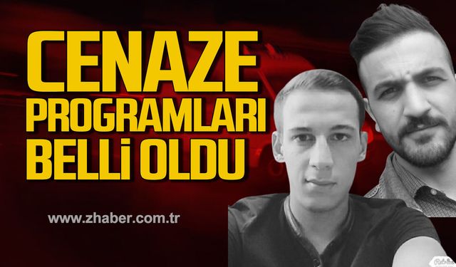 Gülüç'te feci kaza. Murat Güllü ve Harun Mutlu’nun cenaze programları belli oldu.