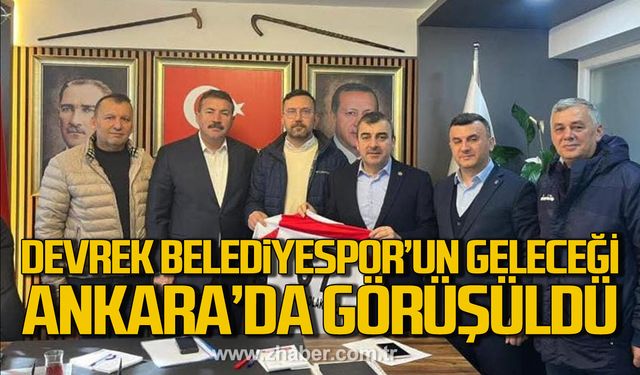 Devrek Belediyespor’un geleceği Ankara’da görüşüldü