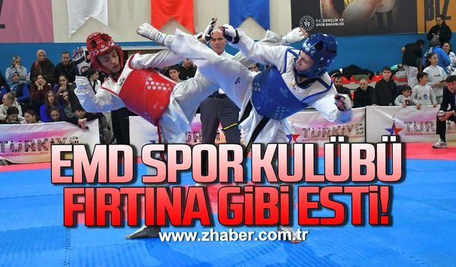 EMD Spor Kulübü turnuvada fırtına gibi esti