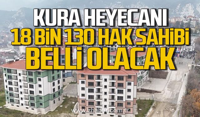 Karabük’te Yüzyılın Konut Projesi'nde 18 bin 130 kişi kura heyecanı yaşayacak.