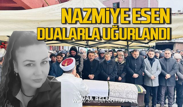 Nazmiye Esen dualarla uğurlandı.