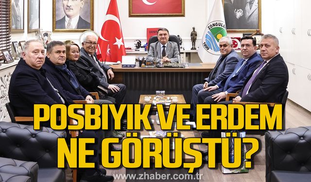 Halil Posbıyık'tan Tahsin Erdem'e ziyaret. Ne görüştüler?