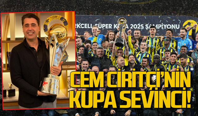 Zonguldaklı Cem Ciritçi'nin kupa sevinci: “Kupa evimizde”