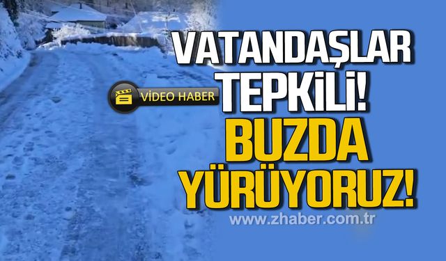 Kozlu’da tuzlama tepkisi. Buzda yürüyoruz
