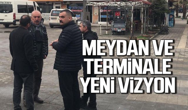 Gökçebey’de meydan ve terminale yeni vizyon