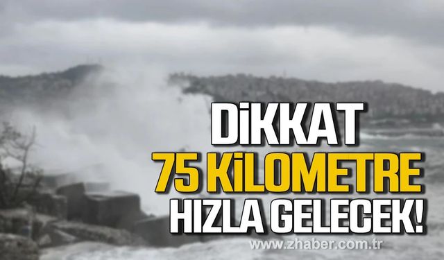 Meteoroloji uyardı. Zonguldak'a kuvvetli fırtına geliyor.