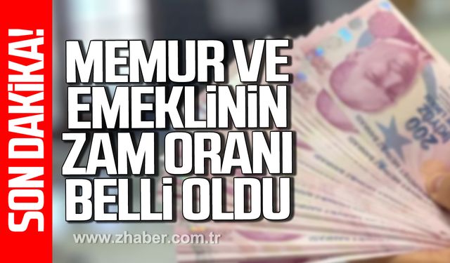 TÜİK açıkladı. 2026 yılı memur ve emeklilerin maaş zam oranı kesinleşti.