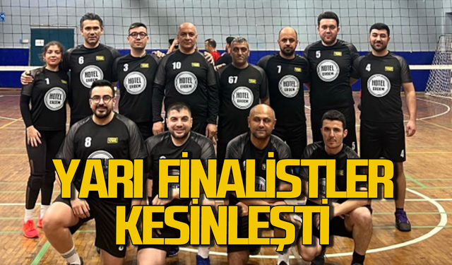 Voleybol Turnuvası’nda yarı finale kalan takımlar belli oldu