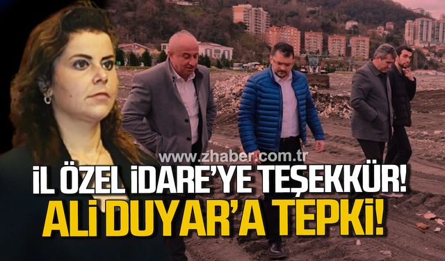 Merve Arslan'dan İl Özel İdare'ye teşekkür, Ali Duyar'a tepki