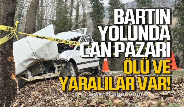 Bartın yolunda can pazarı. Ölü ve yaralılar var