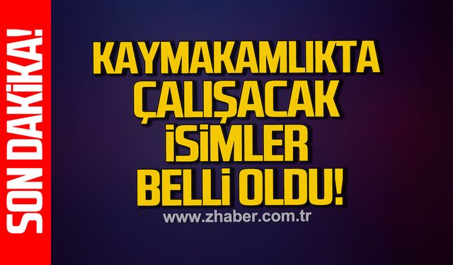 Çaycuma Kaymakamlığı'nda çalışacak 180 kişi belli oldu