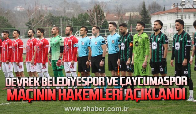Tunahan Ateş Devrek maçını, Tuncay Bilen Çaycumaspor maçını yönetecek.
