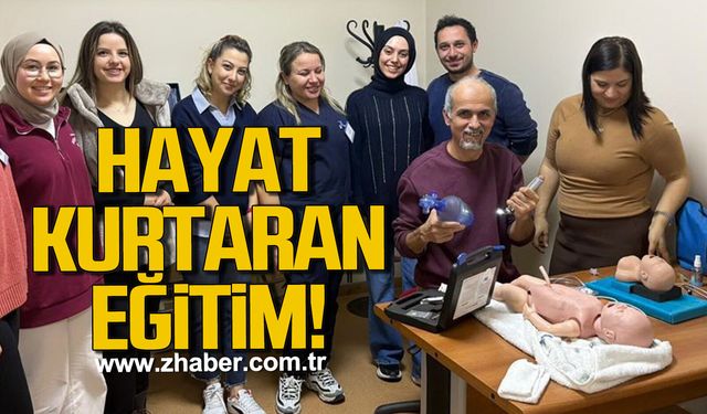 Zonguldak’ta sağlıkçılara ‘hayat kurtaran’ eğitim