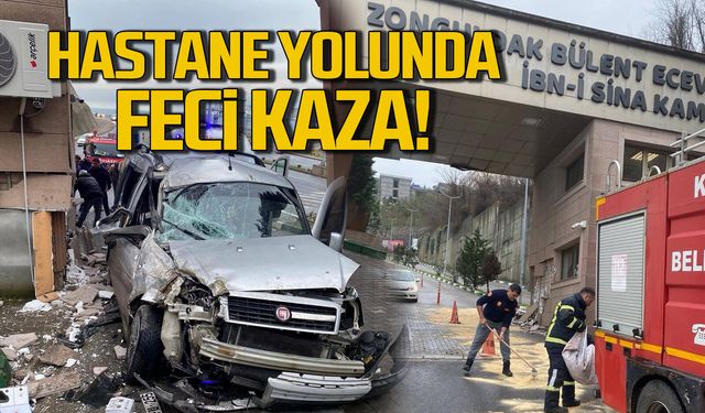 Hastane yolunda kaza... Yaralılar var