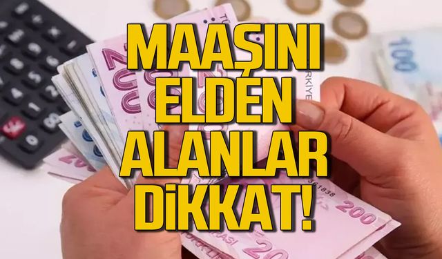 Maaşları elden verenler yandı... 5 yıl cezası var