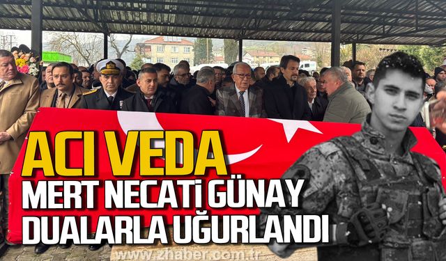 Astsubay Mert Necati Günay dualarla uğurlandı.