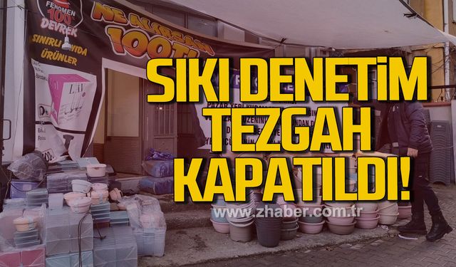 Devrek'te sıkı denetim. Tezgah kapatıldı