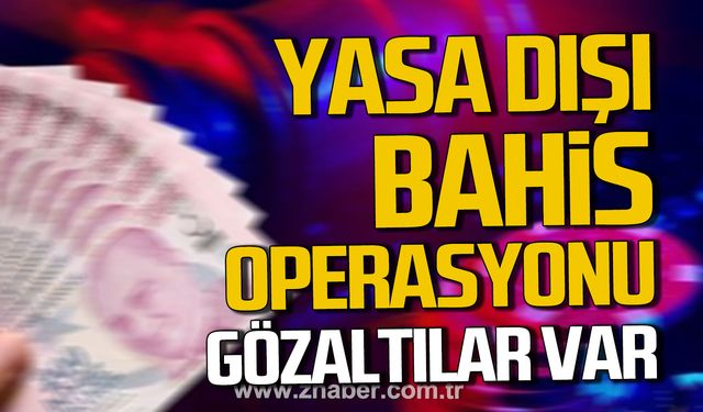 Bartın’da yasa dışı bahis operasyonu. Gözaltılar var