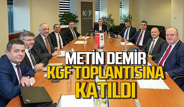 Metin Demir KGF Mart ayı yönetim kurulu toplantısına katıldı