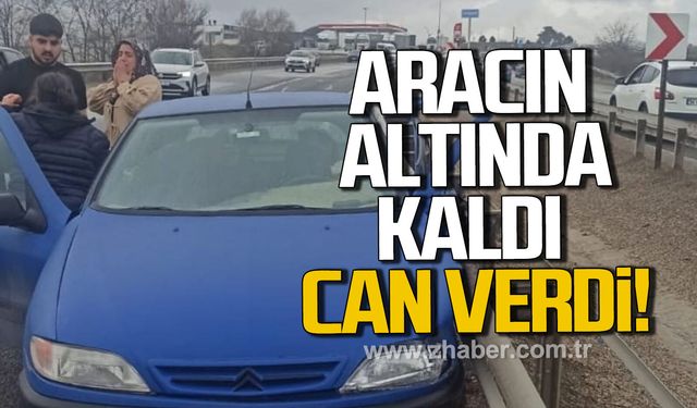 El frenini çekmeyi unuttuğu aracını durdurmaya çalışırken yaşamını yitirdi