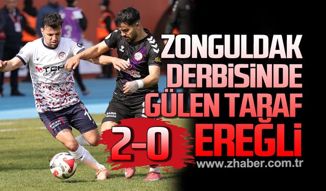 Zonguldak Derbisinde gülen taraf Ereğli… 2-0
