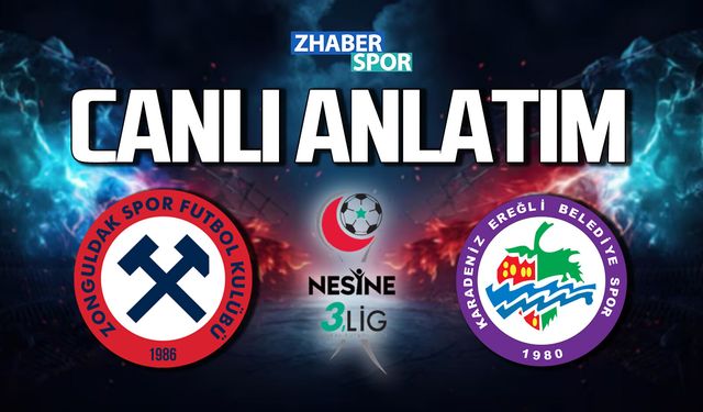 Zonguldakspor-Kdz. Ereğli Belediyespor canlı anlatım 14.03.2026