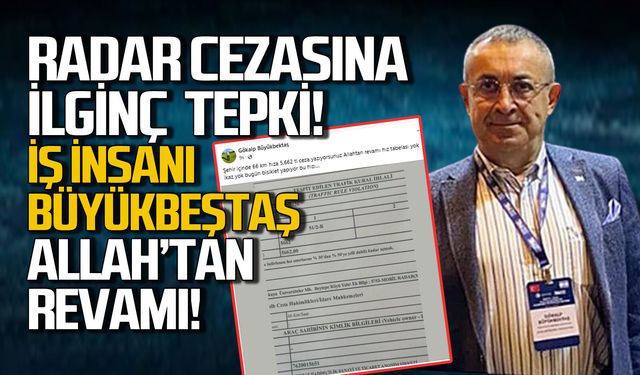Radar cezasına ilginç tepki: “Allah’tan revamı”