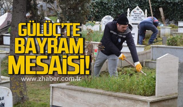 Bayram öncesi Gülüç’te temizlik seferberliği