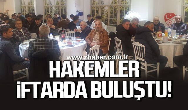 Hakemler iftarda buluştu