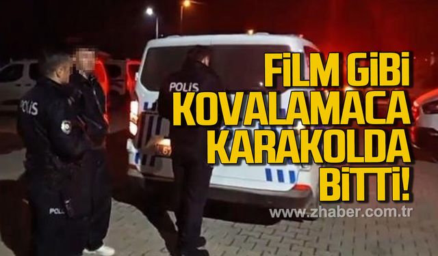 Çaycuma’da gece saatlerinde film gibi kovalamaca kamerada: 366 bin TL ceza kesildi