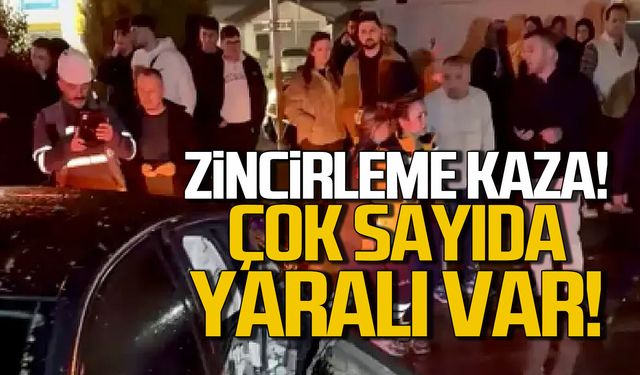 Bartın'da zincirleme kaza! Çok sayıda yaralı var