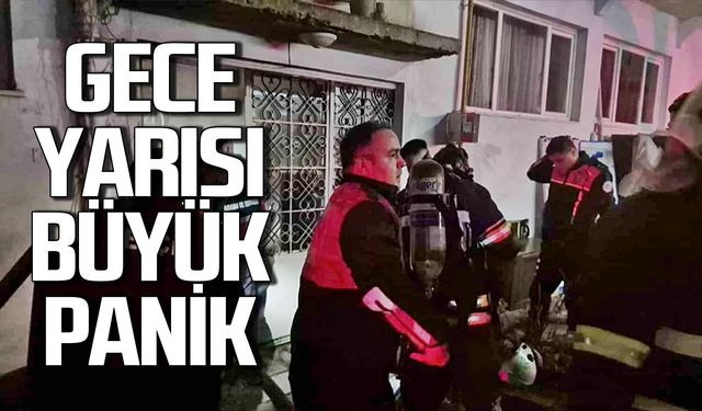 Gece yarısı mahalle ayaklandı: Apartmanda çıkan yangında sakinler ölümden döndü