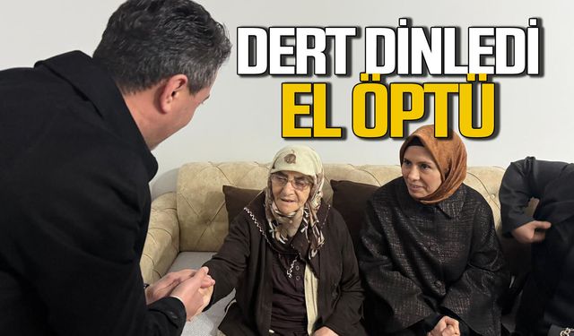 Sezer Köroğlu el öptü, dert dinledi