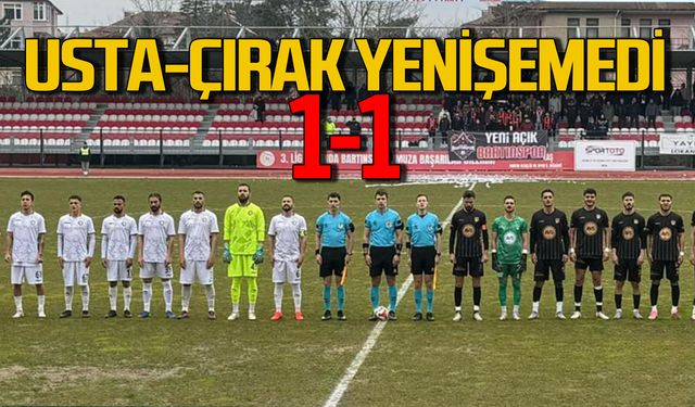 Usta-çırak kapışmasından galip çıkan olmadı!