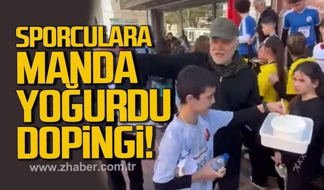 Sporculara manda yoğurdu dopingi