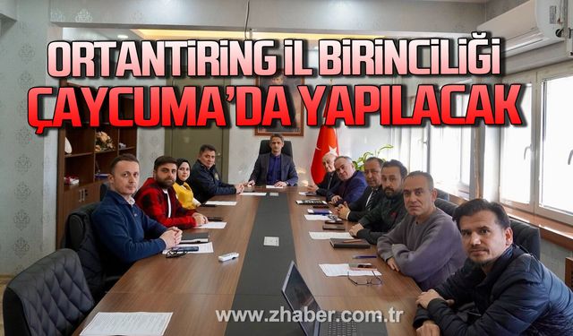 Oryantiring İl Birinciliği Yarışması Çaycuma’da yapılacak