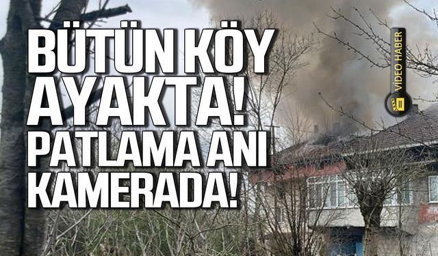 Zonguldak Çaycuma'da patlama! Bütün köy ayakta