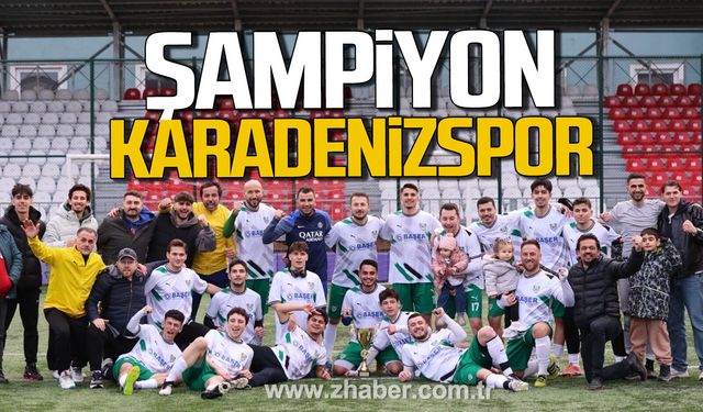 Birinci Amatör Lig B Grubu’nda şampiyon Ereğli Karadenizspor oldu.