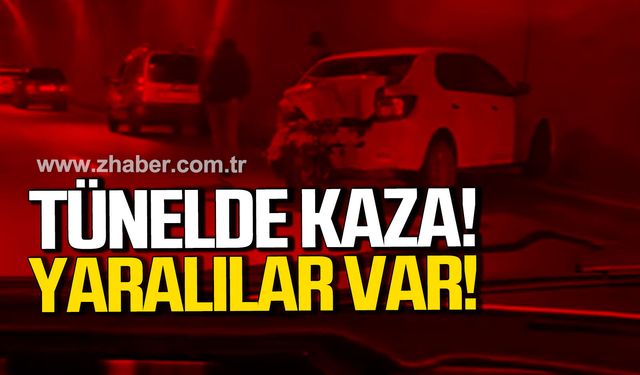 Uzunkum Tünelleri’nde kaza! Yaralılar var!