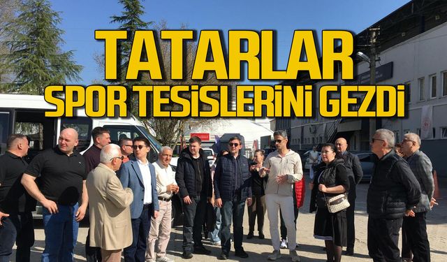 Tatarlar spor tesislerini gezdi