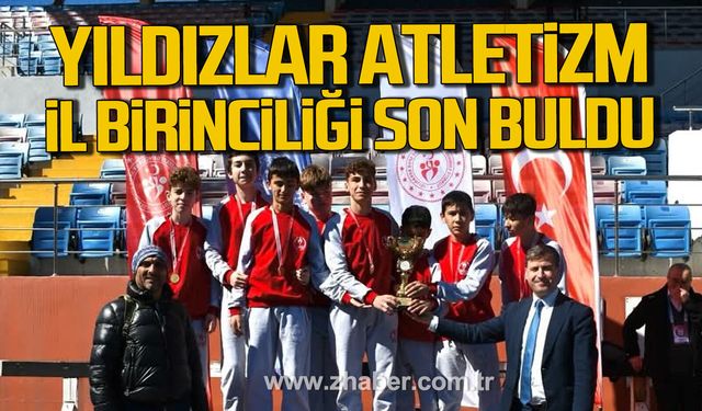 Zonguldak'ta Okullar Arası Yıldızlar Atletizm İl Birinciliği son buldu