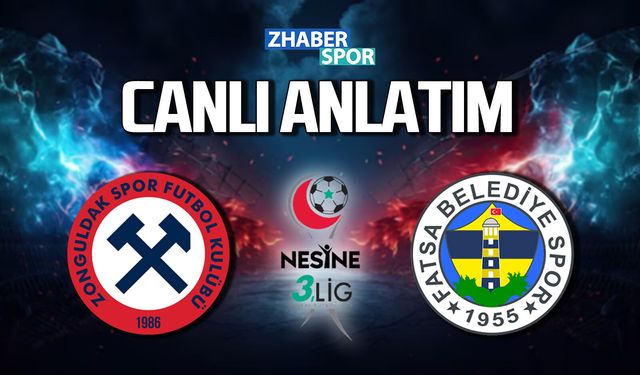 Zonguldakspor- Fatsa Belediyespor canlı anlatım 29.03.2026