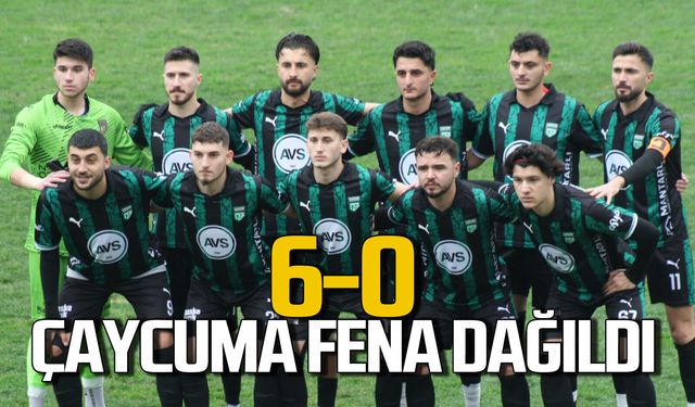 Çaycumaspor deplasmanda dağıldı: Lige gol yağdırdı