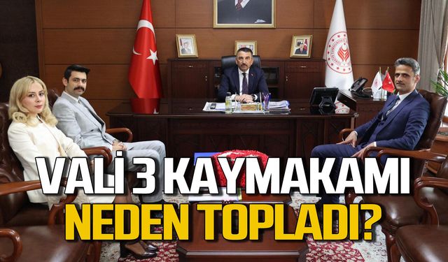 Vali 3 kaymakamı neden makamına çağırdı: Ne görüştüler?