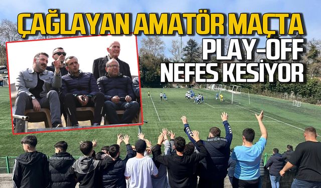 Zonguldak’ta play-off maçları nefes kesiyor: Mustafa Çağlayan da tribünde