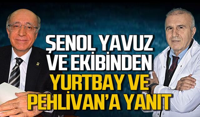 Zonguldak Tabip Odası Başkanı Şenol Yavuz ve yönetiminden Pehlivan ve Yurtbay’a yanıt!
