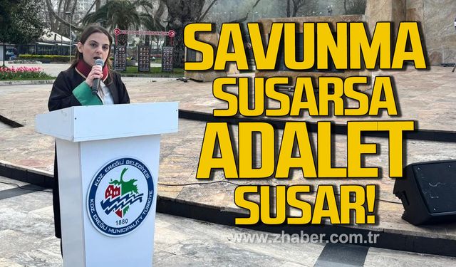Begüm Soyarslan: "Savunma susarsa, Adalet susar"