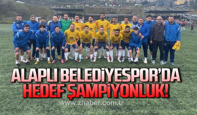 Alaplı Belediyespor’da hedef Play-off şampiyonluğu