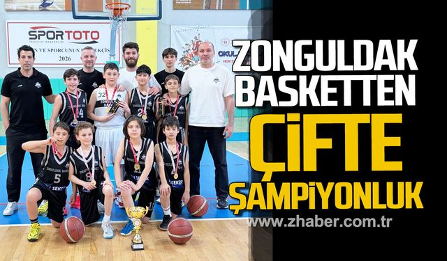 Zonguldak Basket’ten Bartin’da Çi̇fte Şampi̇yonluk